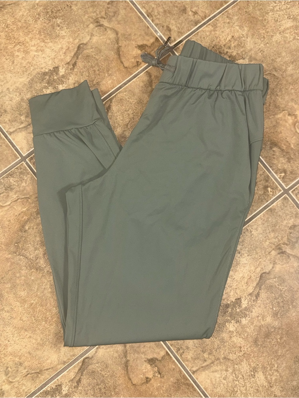 Light Olive Green Women's Joggers - Slim Track Pants